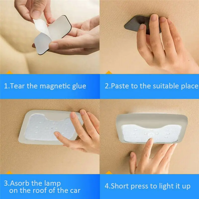 Car Ceiling Reading Light Car Magnetic Roof Light USB Charging Rear Row LED Car Interior Reading Lamp For Car Trunk Light Car Ceiling Reading Light Car Magnetic Roof Light USB Charging Rear Row LED Car Interior Reading Lamp For Car Trunk Light