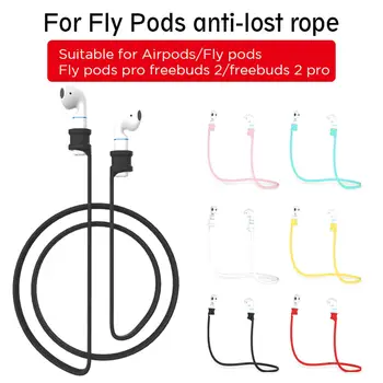 

Anti-lost Silicone Bluetooth Earphone Rope for Xiaomi Air 2 for AirPods 1/2 Wireless Bluetooth Headphone Neck Strap Cord String