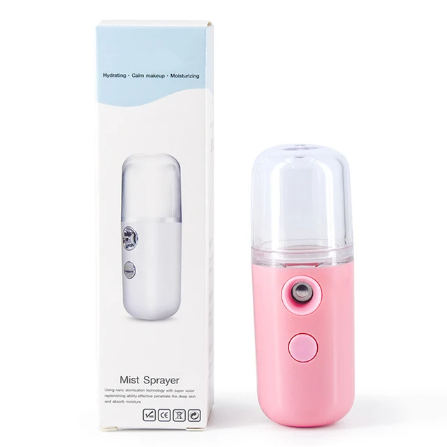 Nano Mist Facial Sprayer Beauty Instrument USB Humidifier Rechargeable Nebulizer Face Steamer Moisturizing Skin Care Tools