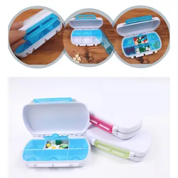 

Medicine Pills Storage Holder Container Nail Decorations Organizer Case Box