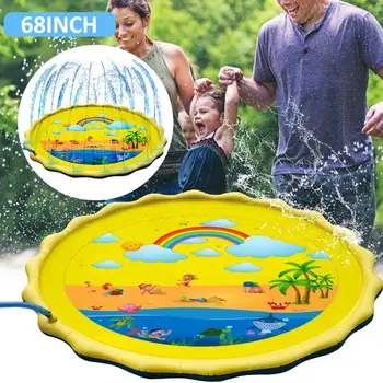 

Cushion Kids Beach Inflatable Spray Water Children's Play Mat Games Outdoor Sprinkler Splash Play Mat Toys Home