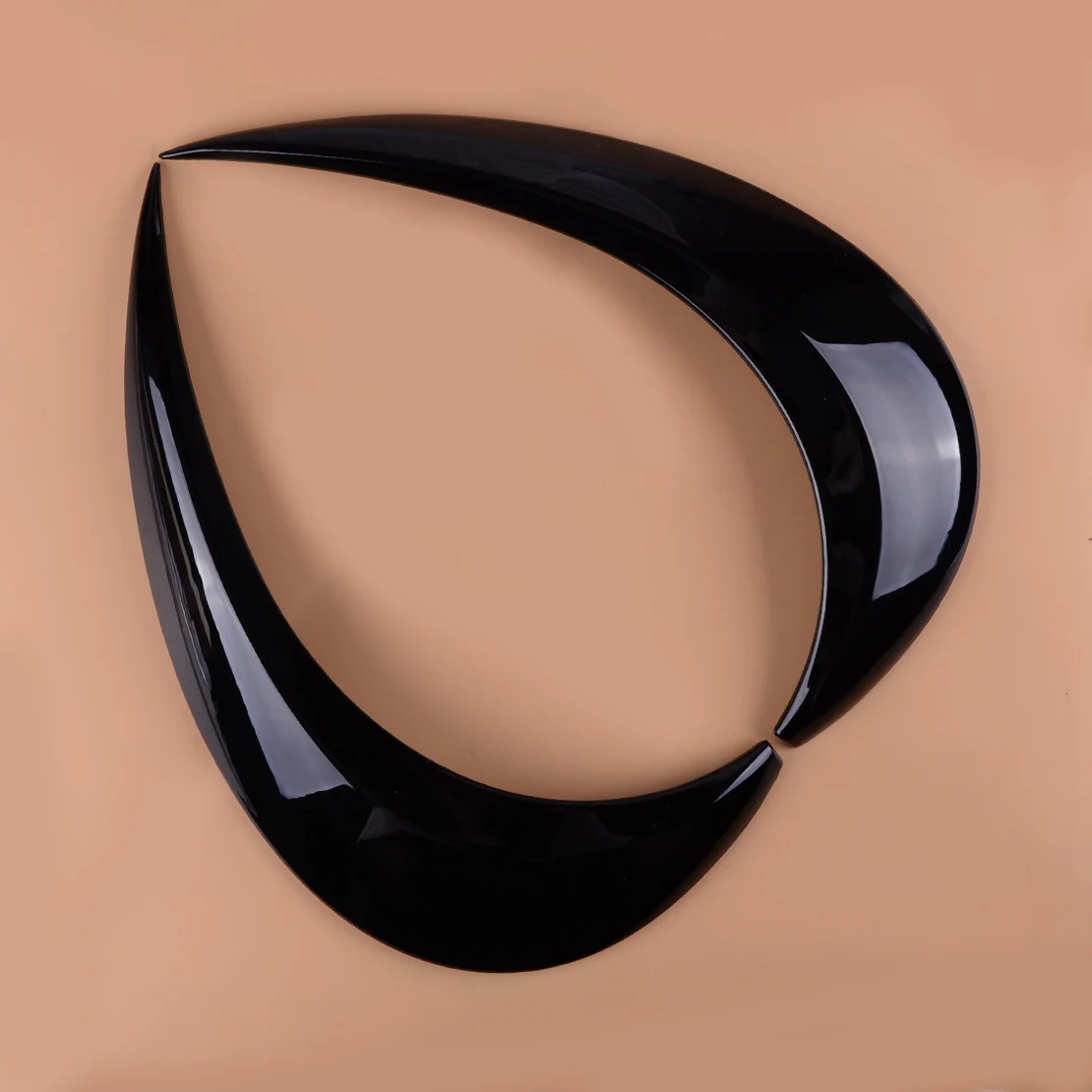 

CITALL ABS Black Car Head Light Lamp Eyebrow Eyelid Trim Cover Fit for VW Beetle A5 2012 2013 2014 2015 2016 2017 2018