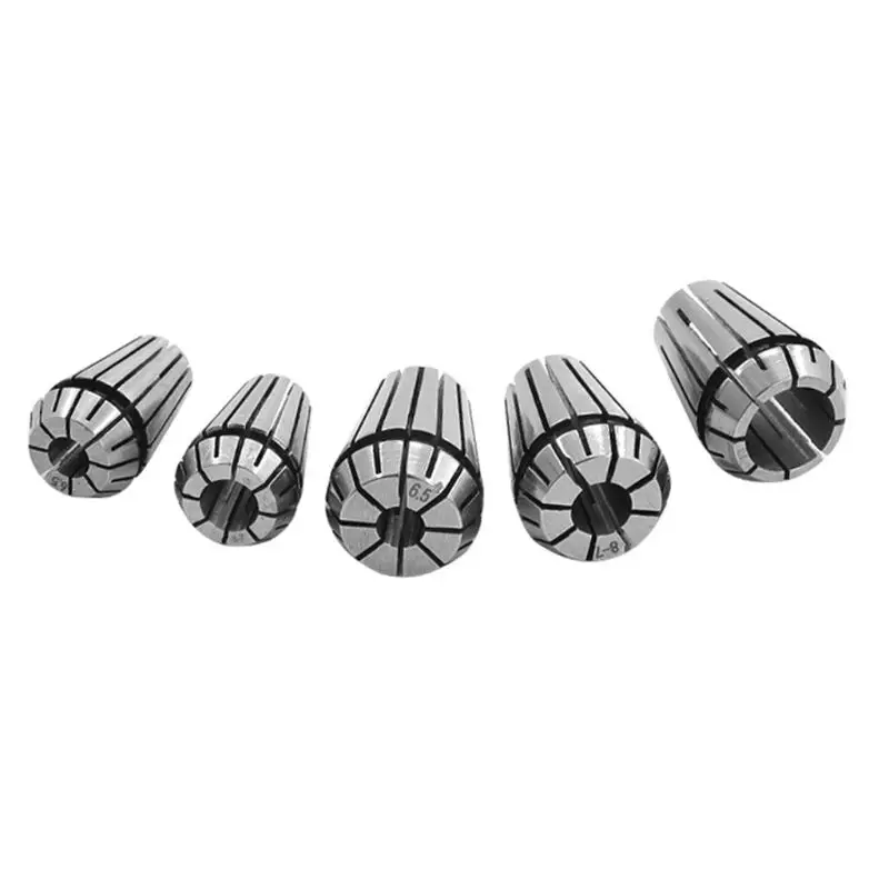 

5pcs ER16 ER20 Spring Collet 6.5-13mm Collet Chuck for CNC Milling Lathe Tool Holder Engraving Machine Spindle Motor