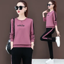 fall 2020 clothes for womens two piece set top and pants for women 2 piece sets womens outfits autumn korean style trendy