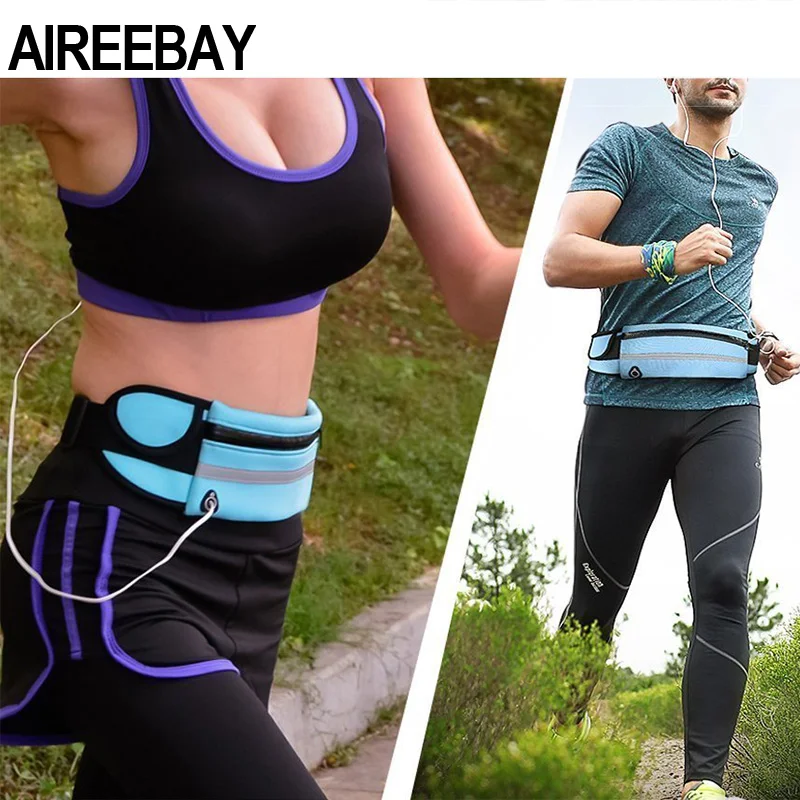 Поясная Сумка AIREEBAY Женская модная водонепроницаемая с ремнем для телефона