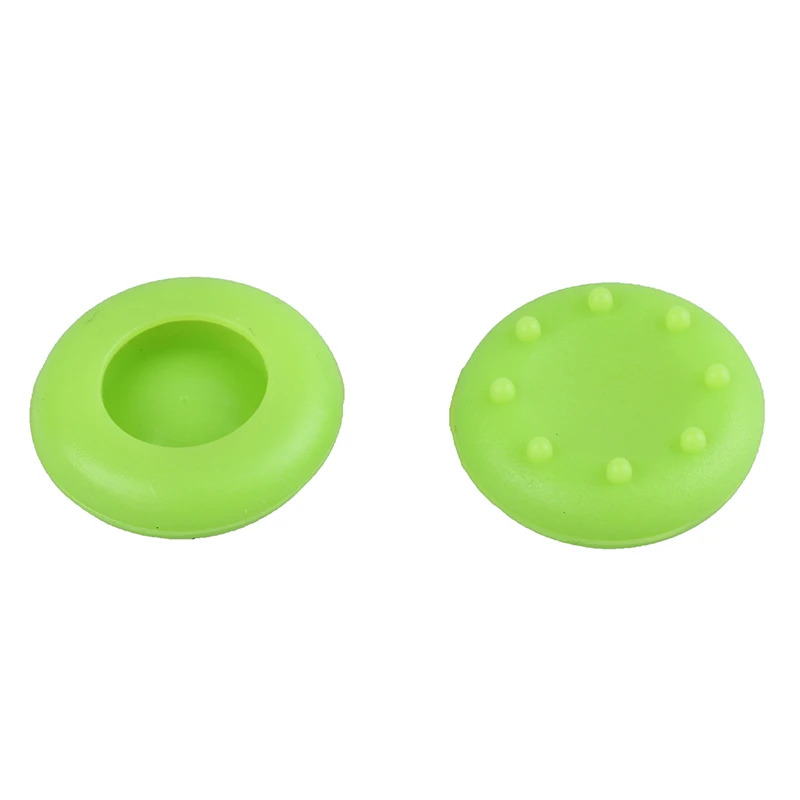 

4 Pieces Thumb Grips Silicone Cover Case Dot Pattern for Sony Playstation PS2 PS3 PS4 Xbox 360 Controller Green