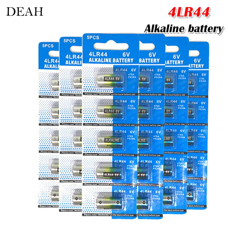 

30pcs 6V 4LR44 Alkaline Battery for Dog Training Shock Collars Beauty pen A544V 4034PX PX28A L1325 4AG13 544 4A76 Dry Batteries