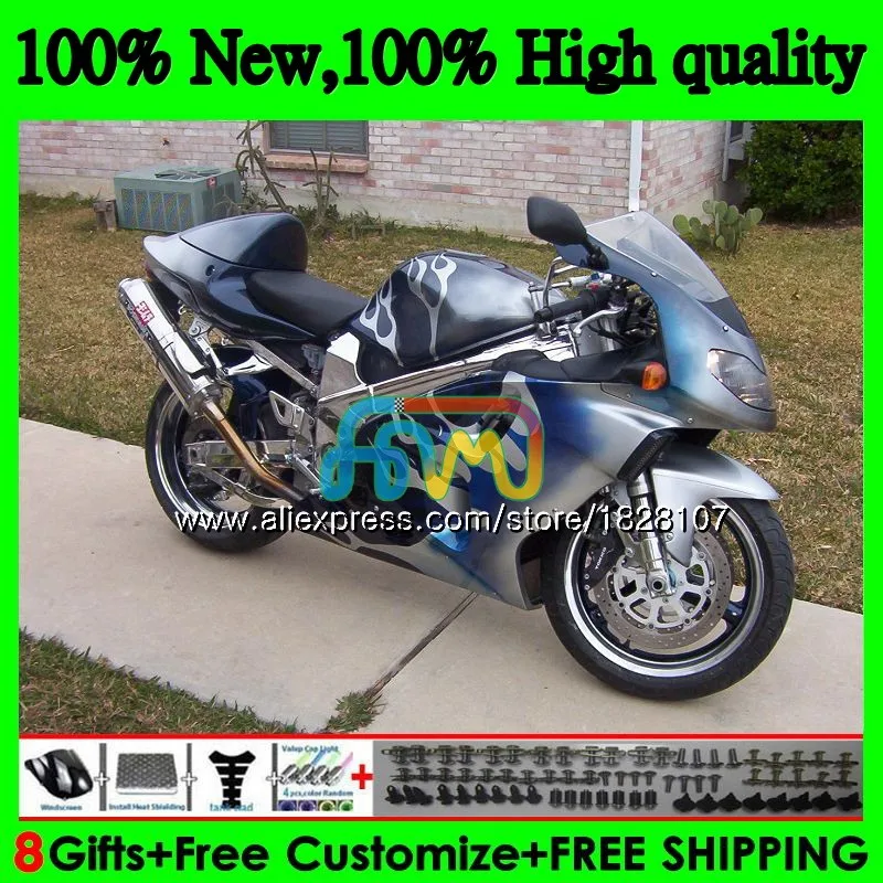 SRAD для SUZUKI TL 1000 R TL 1000R 98 99 00 01 02 03 46BS. 163 TL1000 R TL1000R 1998 1999 2000 2001 2002 2003 обтекателя Синий Пламя - Цвет: No. 1