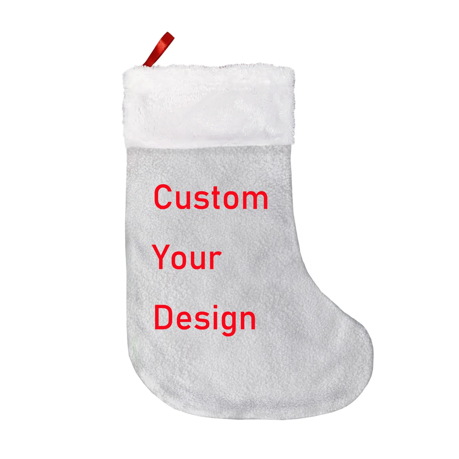 Dropshipping Personalized Custom Picture Christmas Stockings Santa Claus Sock Gift Kids Candy Bag Hanging Xmas Tree Ornament | Дом и сад