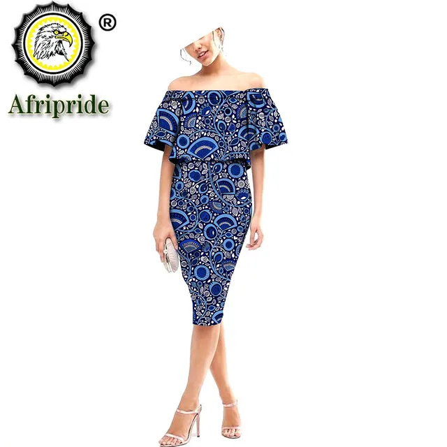 african print bodycon dress