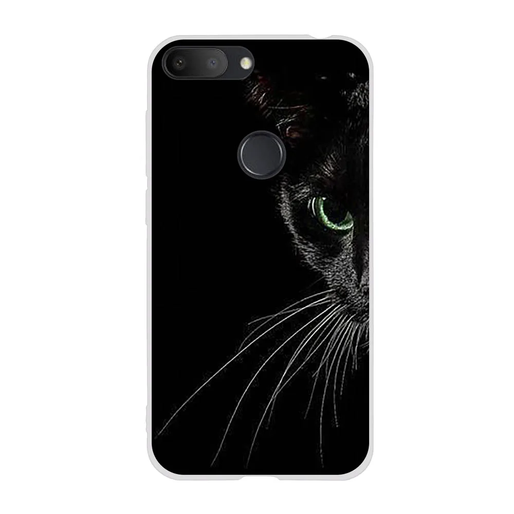 Чехол для Alcatel 1 S 1 S с милым рисунком кота из мультфильма, Мягкая силиконовая задняя крышка для Alcatels 1s 5024D, чехол для телефона - Цвет: 1