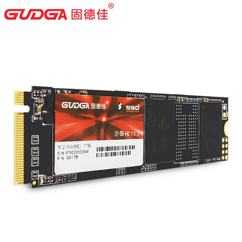 Твердотельный накопитель GUDGA M.2 22х80 мм PCIE NVMe 512 ГБ внутренний жесткий диск m2 PCI e nvme