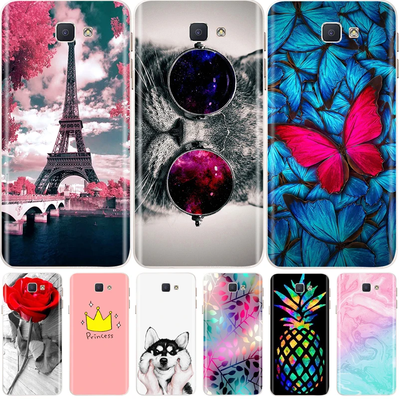 Silicone Case For Samsung Galaxy J5 Prime Soft TPU Cute Silicon J 5 Cover Bumper Coque Etui | Мобильные телефоны и