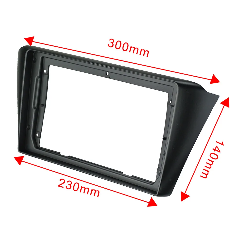 9 дюймовый комплект отделки автомобильной панели для SKODA FABIA RAPID 2015 2019 двойная Din