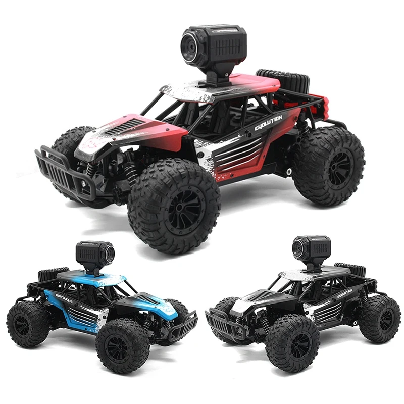 

25KM/H 2.4G Electric High Speed Racing RC Car with WiFi FPV 720P Camera HD 1:18 Radio Remote Control Climb Off-Road Buggy Trucks