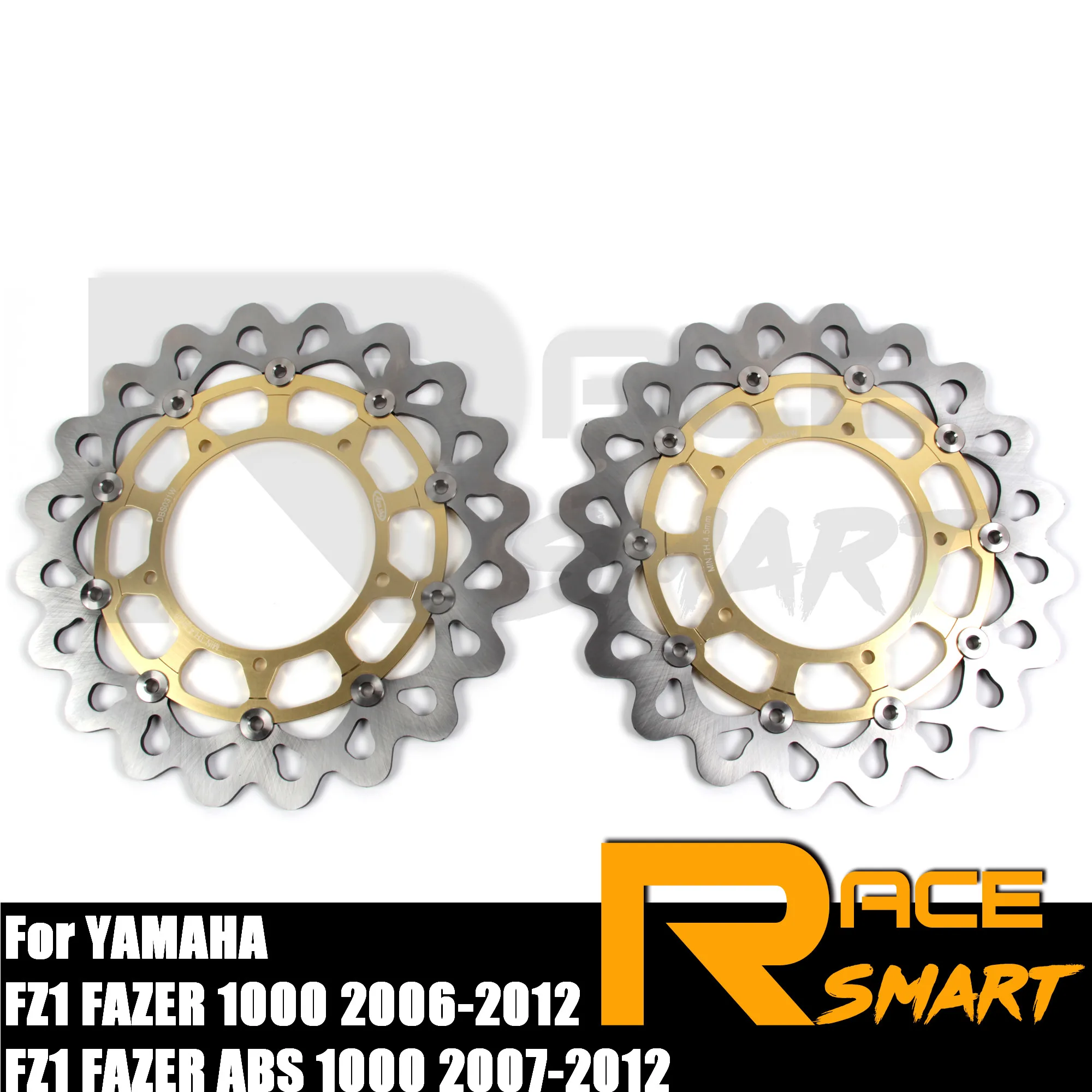 Для YAMAHA FAZER 1000 2007 - 2012 ABS Мотоцикл CNC передние тормозные диски из нержавеющей стали