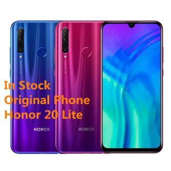 

New Original Honor 20 Lite Mobilephone 6.3"Kirin 710 Octa Core 8G RAM 128G ROM Android 9.0 Face+Fingerprint ID SmartPhone