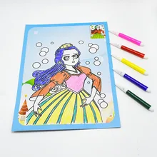 Детские развивающие 5 цветов фломастеры 5 фото 2 картина искусство вода Цвет Живопись своими руками Рисование Игрушка детская живопись игрушка