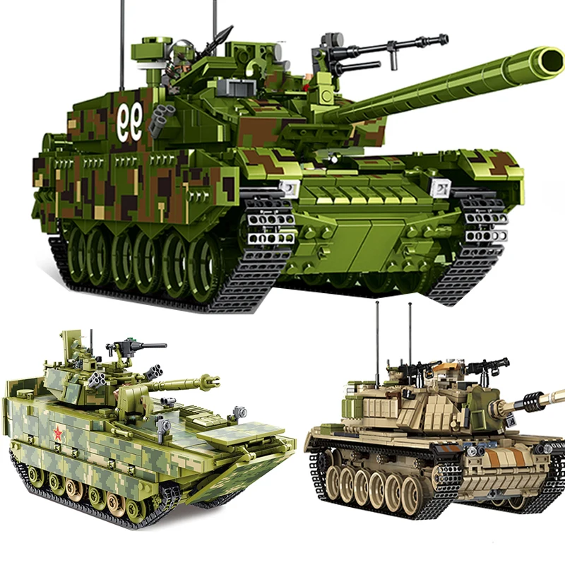 

Military Technic Series Legoing Tank Truck Creator Genuine Changing Airport Fire Warship Building Block Bricks Model Toy for Boy