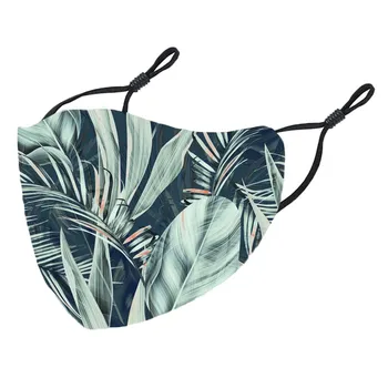 

1PCS Washable Reusable Polyester Face Mask Fashion Adult Unisex Breathing Cute Print Design Mask Mouth Mask With Design Masque