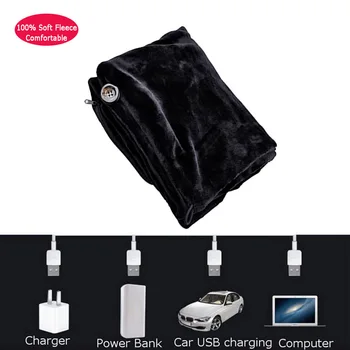 

2020 USB Warm Electric Heating Shawl Soft Warm Fleece Heating Pad for Home Office Winter Warm Neck Shoulder Electric Blankets