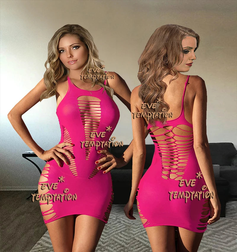 Женское боди в стиле Babydoll Сетчатое с бантом и цветочным рисунком интимное