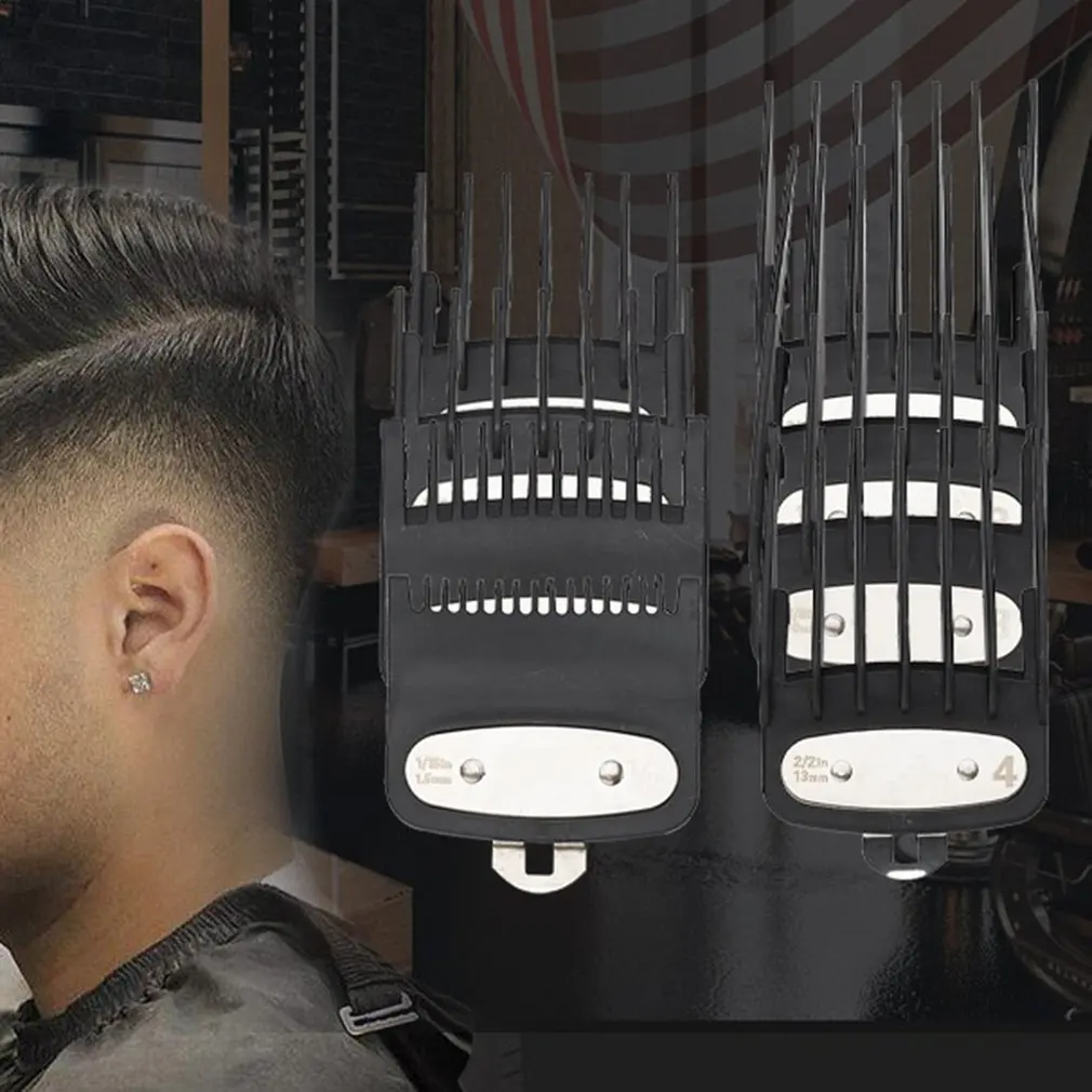 

Universal Hair Clipper Limit Comb Haircut Caliper Set Universal Limit Comb Hairdressing Hair Styling Tool