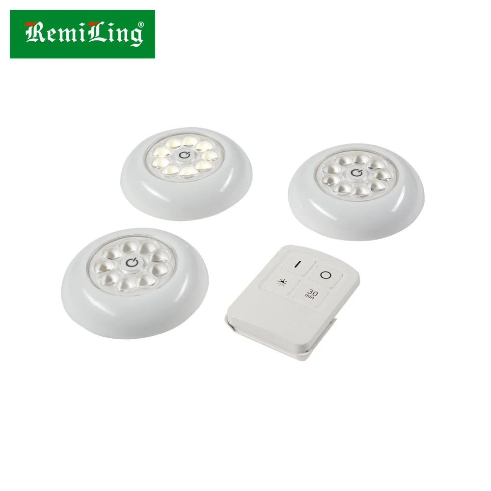Комплект LED светильников Remiling с пультом управления 3 предмета|Рекламная