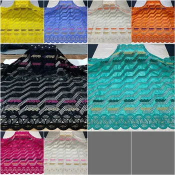 

african bazin riche fabric cotton dry basin brode lace fabric 5yards Swiss Voile In Switzerland Dubai Fabric 14L071130