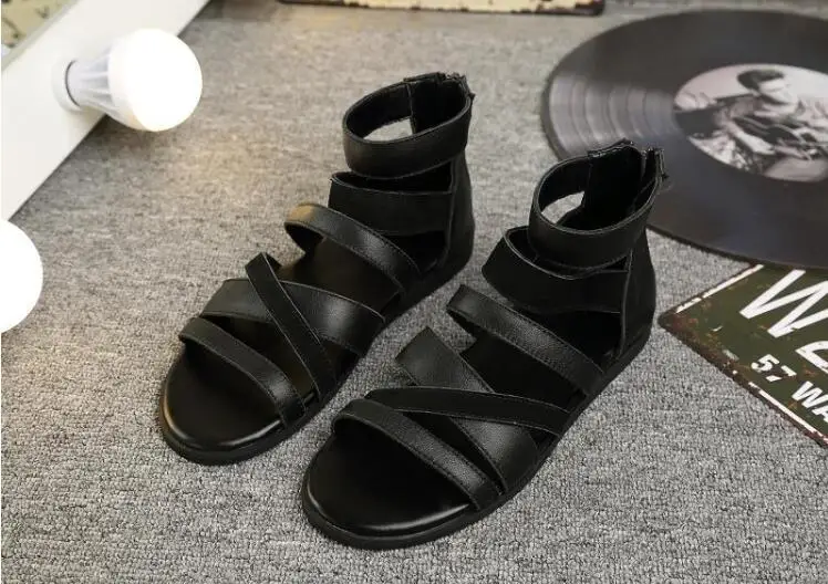 ^Cheap Strand Schoenen Lederen Flats Solid Cross-Gebonden Casual Dress Sandalen Nieuwe Zomer Fashion Nieuwe Stijl Mannen Echt Lederen Sandalen ^Cheap Strand Schoenen Lederen Flats Solid Cross-Gebonden Casual Dress Sandalen Nieuwe Zomer Fashion Nieuwe Stijl Mannen Echt Lederen Sandalen
