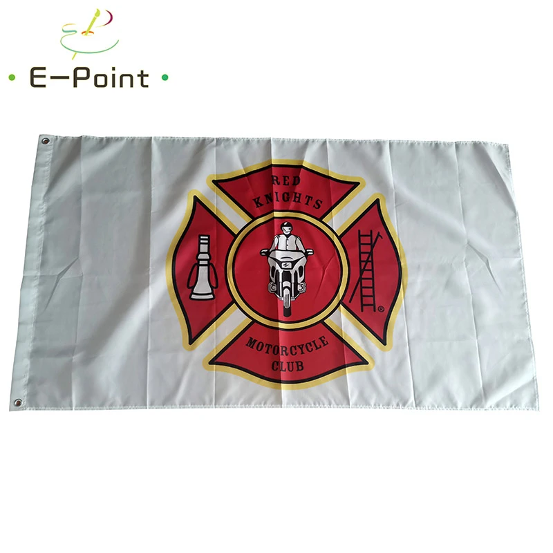 Red Knights MC Flag Full Size Christmas Decorations for Home and Garden | Дом и сад