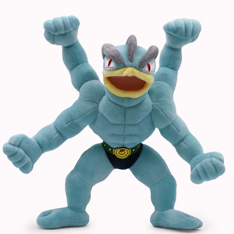 Takara Tomy кукла мультяшная аниме-фигурка Machamp плюшевая мягкая большие рождественские подарки для детей Набивная игрушка покемон