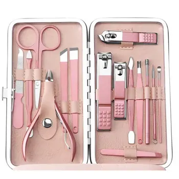 

Stainless Steel Nail Clipper Pedicure Set With Scissor Tweezer Professional Manicure Tools Nail Supplies