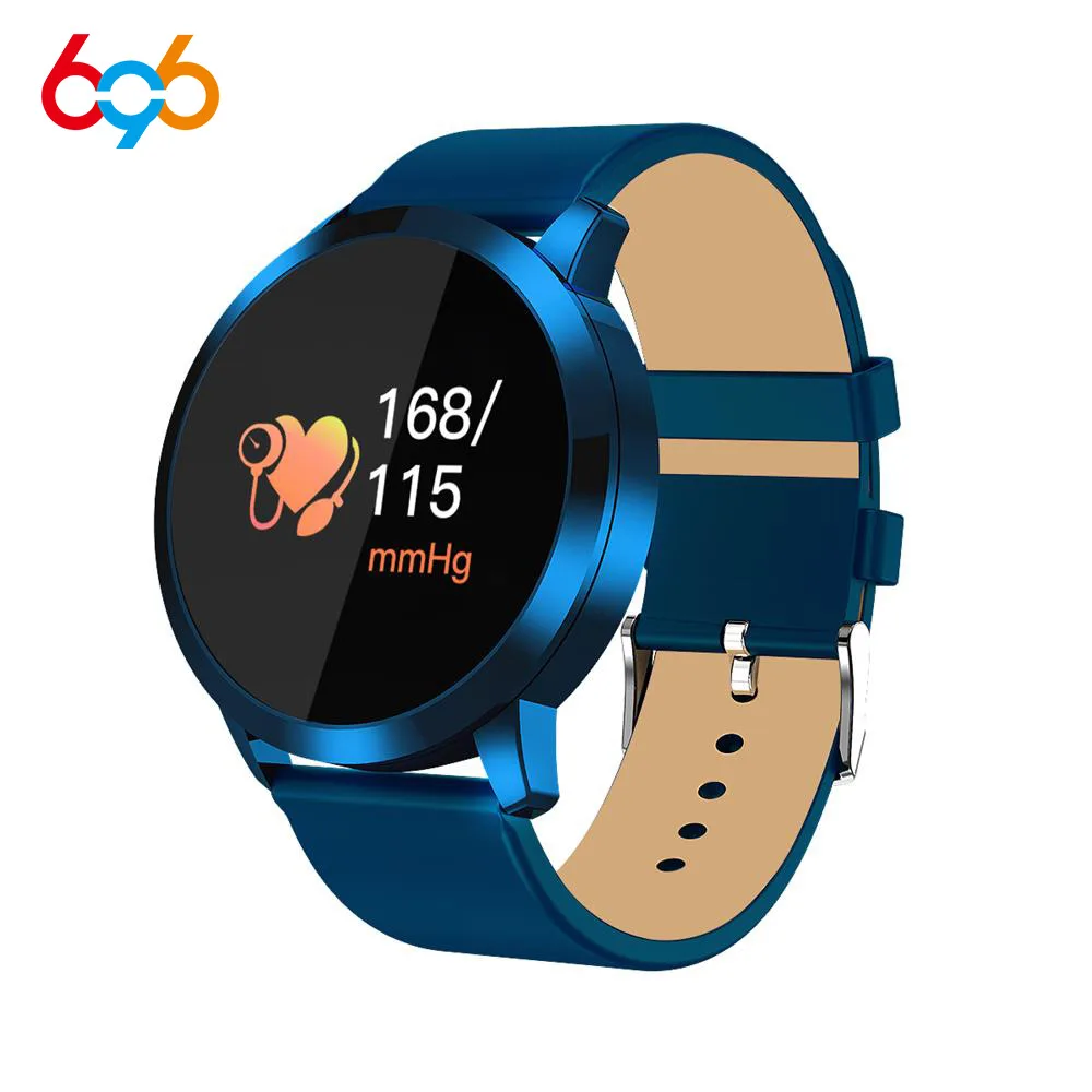

Cross Border Hot Selling Q8 Circle Color Screen Smart Bracelet Remote Photo Shoot Information Push Heart Rate Blood Pressure-Sha
