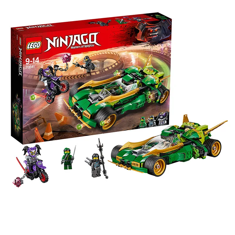Lego LEGO Phantom Ninja Series 70641 Lloyd of Bursts of Night Riding Tank Inserted Building Blocks Toy