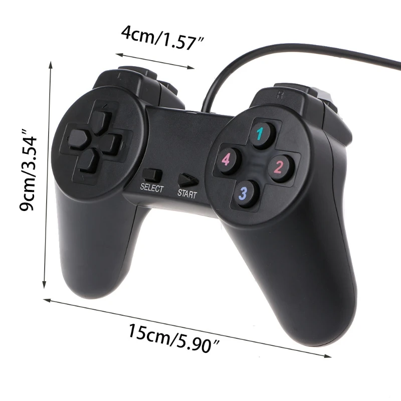 

USB 2.0 Gamepad Gaming Joystick Wired Game Controller For Laptop Computer PC