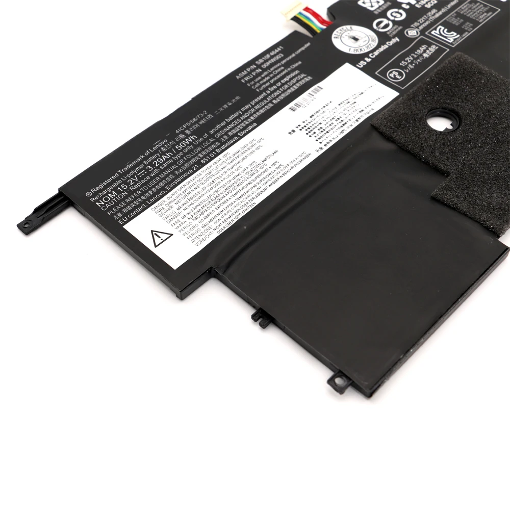 Série da Bateria do Portátil para Lenovo Nova Carbono 2021 Thinkpad Sb10f46440 50wh Sb10f46441 15.2v 3295mah 00hw002 00hw003 x1 Gen3 - Imagem 3