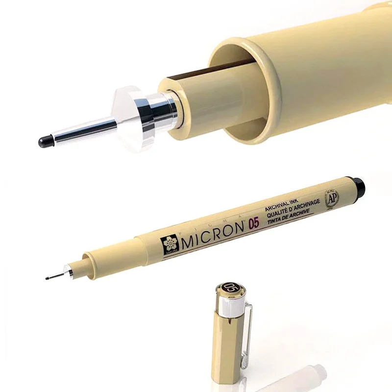 SAKURA/Sipa Pigma Micron графическая ручка для дизайна Finliner 003 005 01 02 03 04 05 08 1 0 2 тонкая кисти