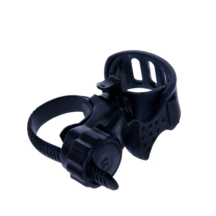 Perfect Portable Bicycle Light Stand Holder Rotation LED Flashlight Torch Front Light Clip Clamp Lantern Mount Cycling Bike Accessories 5