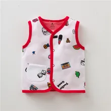 Europe And America Children Waistcoat Spring And Autumn Infant Pure Cotton Coat Cardigan Men And Women Baby out Clothes