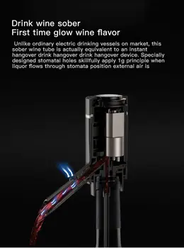

Portable Electric Wine Sobering Dispenser USB Rechargeable Pump Wine Aerator Automatic Wine Pourer Bar Accessories