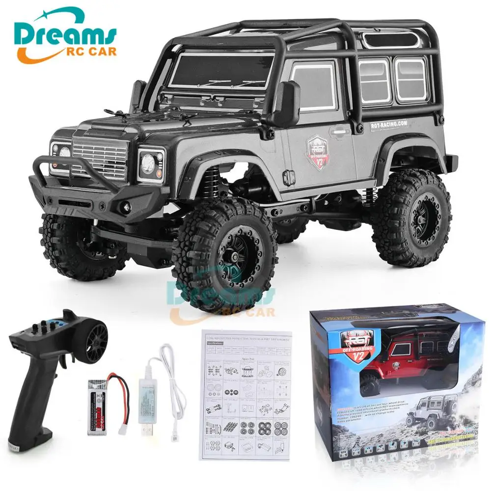 RGT 136240V2 1/24 2 4G 4WD 20 км/ч RC Рок Гусеничный внедорожный багги автомобиль детская