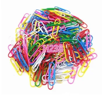 

150pcs Color Round Metal Paper Clips Stationery Binder Paperclip Memo Clip Planner Tool Bookmarker School Office Supplies