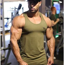 Летний Стиль мышцы фитнес БРАТЬЯ открытый тренажерный зал Спорт Бег i-образный жилет без рукавов рубашка мужская