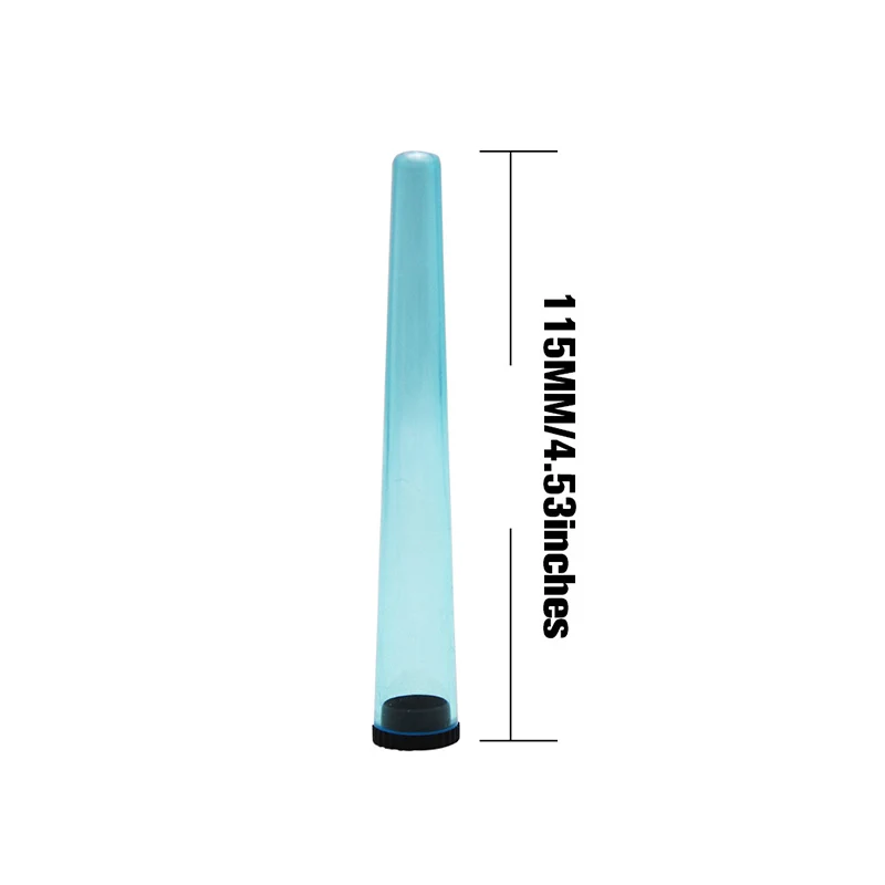 115MM King Size Cone Holder Air Tight Portable Hard Plastic Tube Rolling Cig Joint Tube E2S 3