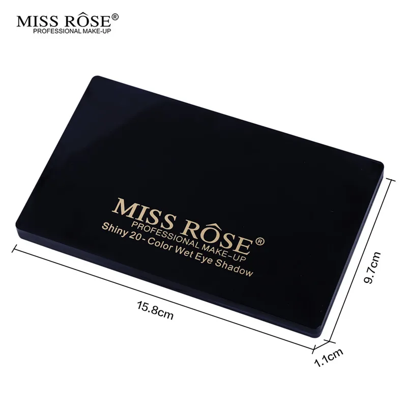 Бренд Miss Rose, 20 Цвет тени для век с блестками Палетка для макияжа Палитра мерцающие тени Красочный Макияж Палитра влажные тени для век блестящая косметика