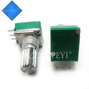 

5pcs/lot RK097N 1K 5K 10K 20K 50K 100K 500K 250K B5K with a switch audio 3pin shaft 15mm amplifier sealing potentiometer