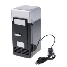 

Portable Car Mini Fridge 5V And Cool USB Refrigerator LED Light