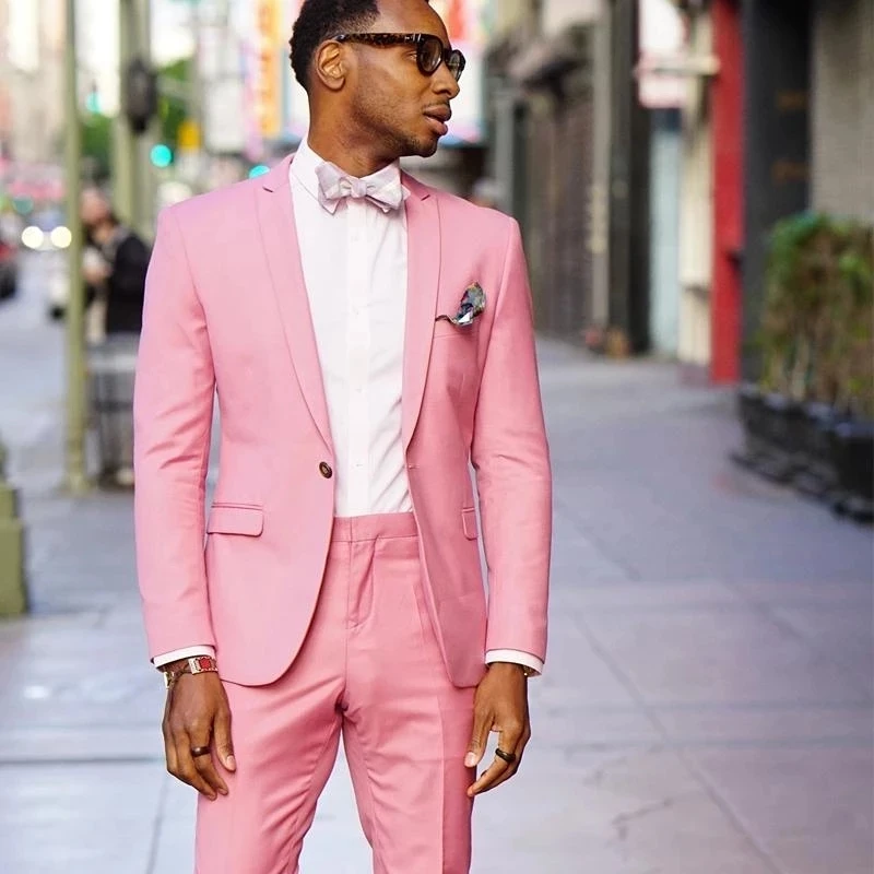 Casual Summer Pink Costume Homme 