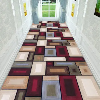 

Nordic Grids Kitchen Rugs Doormat Dining Room Bedside Area Rug Modern Simple Geometric Pattern Living Room Corridor Mat Carpet